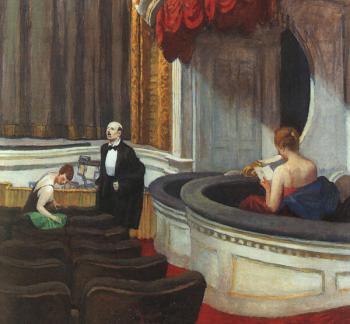 Edward Hopper : Two on the Aisle